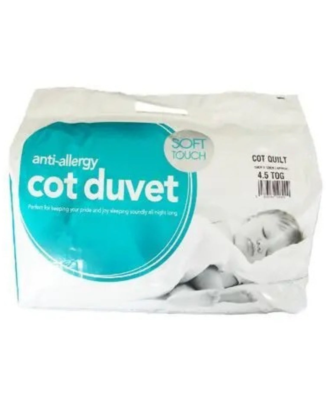 Anti-Allergy Cot Bed Duvet – Hypoallergenic, Soft Polycotton, Lightweight & Machine Washable