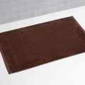 Premium 100% Turkish Cotton Bath Mat – Soft & Absorbent, Chocolate