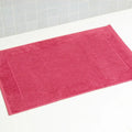 Premium 100% Turkish Cotton Bath Mat – Soft & Absorbent, Raspberry